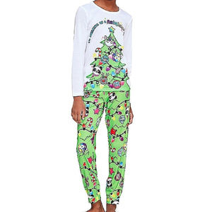 Justice  Rainbow Christmas Tree 2pc Long Pajamas